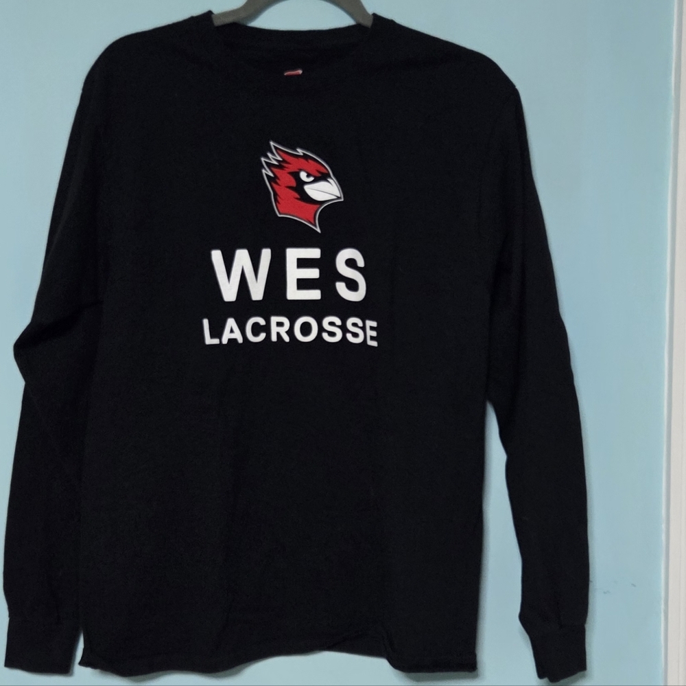 Hanes Black Long Sleeve Tee